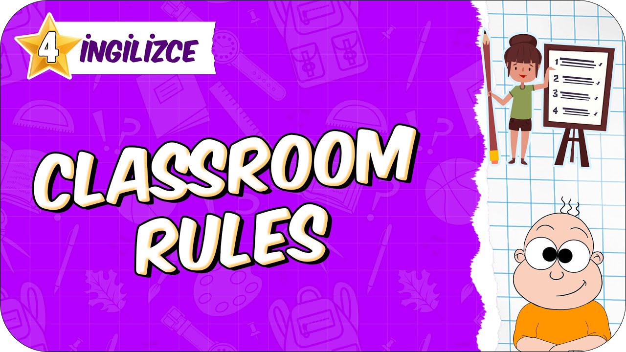 Classroom Rules 🟪 4. Sınıf İngilizce #2026