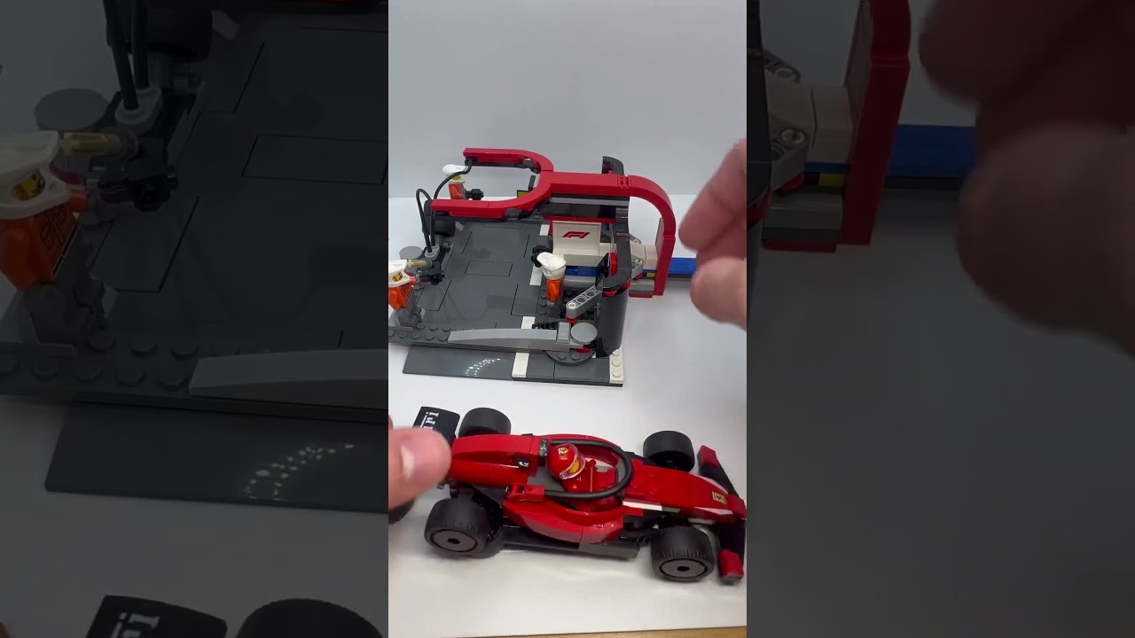 ​LEGO City 60443 F1&reg; Pit Stop & Pit Crew with Ferrari Car  #legospeedbuild    #lego   #legocity