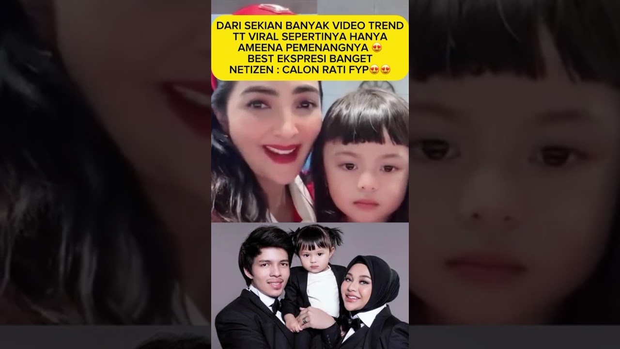 LUCU BANGET! Ameena Sukses Bikin Netizen Heboh Saat Ikut Tren TikTok! #shorts