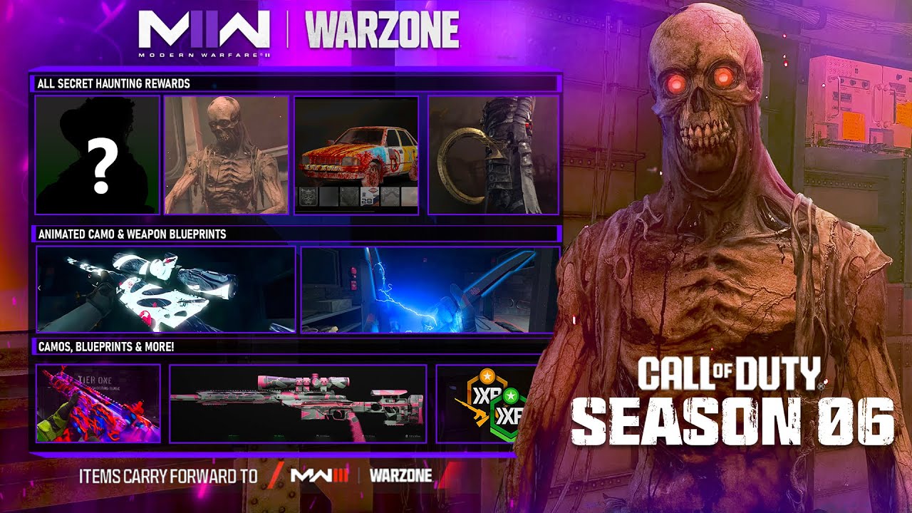 ALL 50+ FREE MW2 HAUNTING REWARDS! (Secret Rewards, Operators, Blueprints & MORE) - Modern Warfare 2