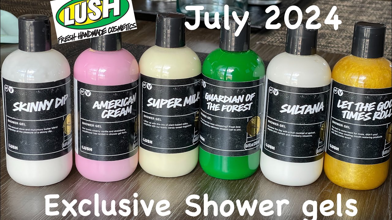 Lush X Community exclusive shower gels!