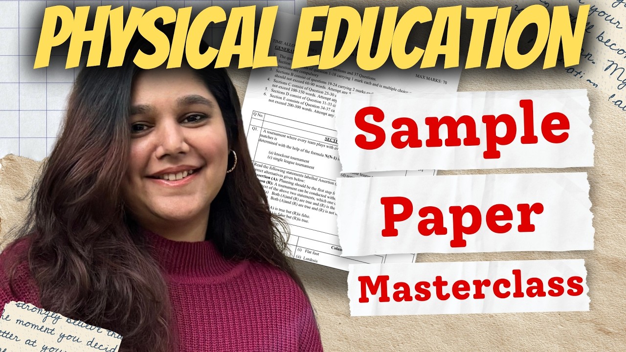MUST Watch Before Board Exam 🤫 Sample Paper Analysis for Physical Education Class 12