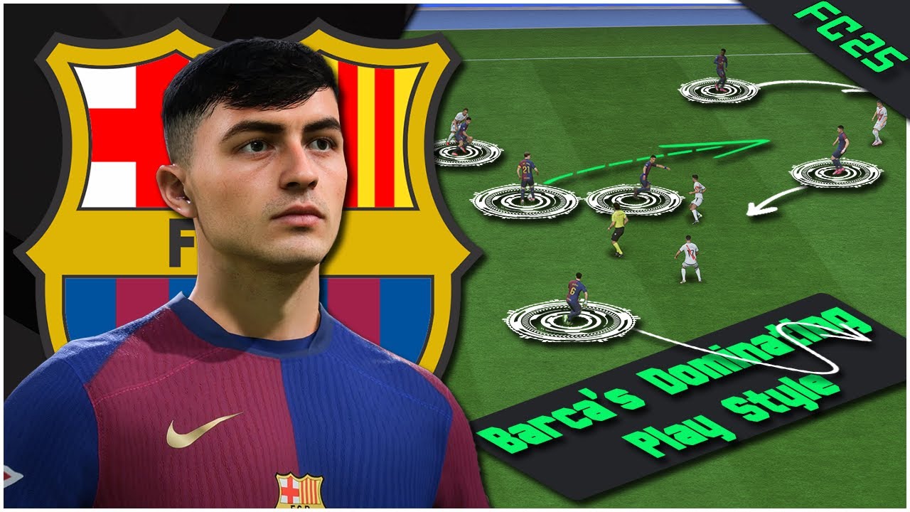 Barcelona's 4-3-3 Tactics Under Hansi Flick Replicated | EA FC 25