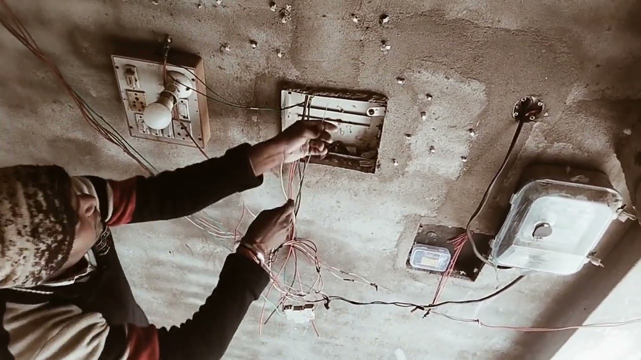 Underground electric wire kaise dale | wall cutting me kaise dale 🏨