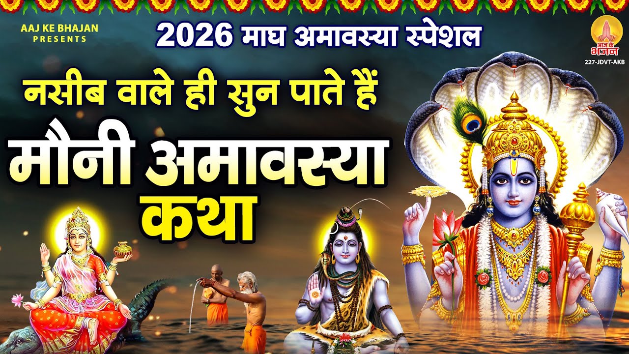 2026 माघ अमावस्या स्पेशल : नसीब वाले ही सुन पाते है मौनी अमावस्या की कथा | Mauni Amavasya Katha