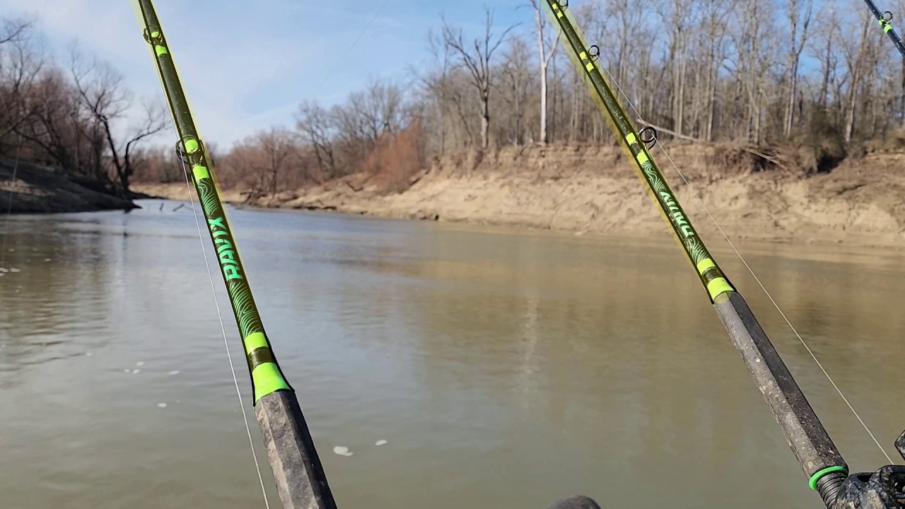 This Rod GOT SLAMMED!!! (River Fishing)