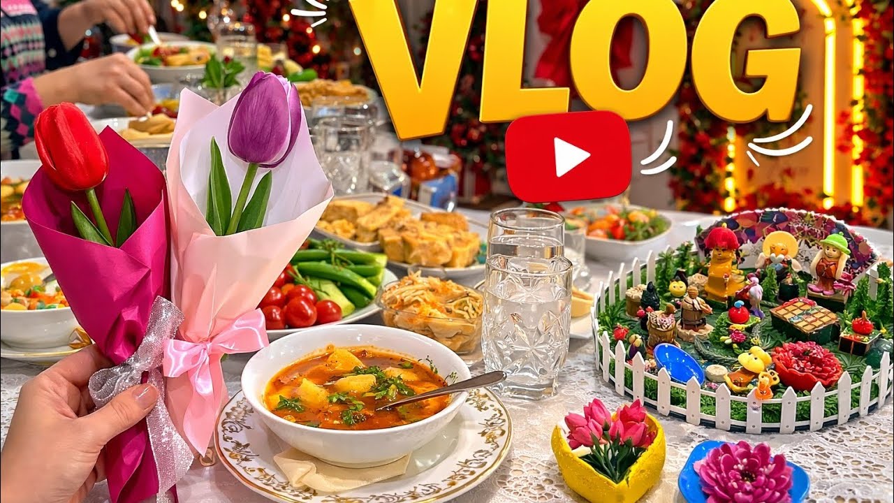 8 Mart Gezintisi🌹İftar Sufresi Açdıq🤲🏻Yel Çerşenbesi🔥 2 Uşaqlı Ananın Günlük Heyatı ✨