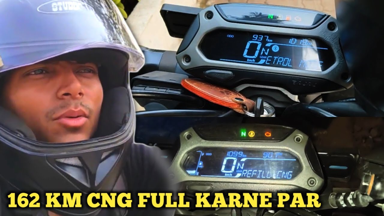 Bajaj Freedom Mileage On Cng | 162km chalega full cng par