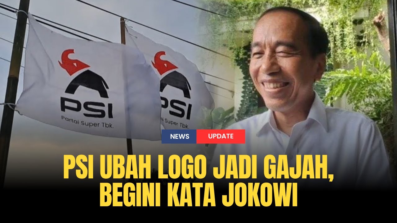 🔴Jokowi Beberkan soal PSI Ganti Logo dari Mawar ke Ikon Gajah: Menyesuaikan Kebutuhan Pasar