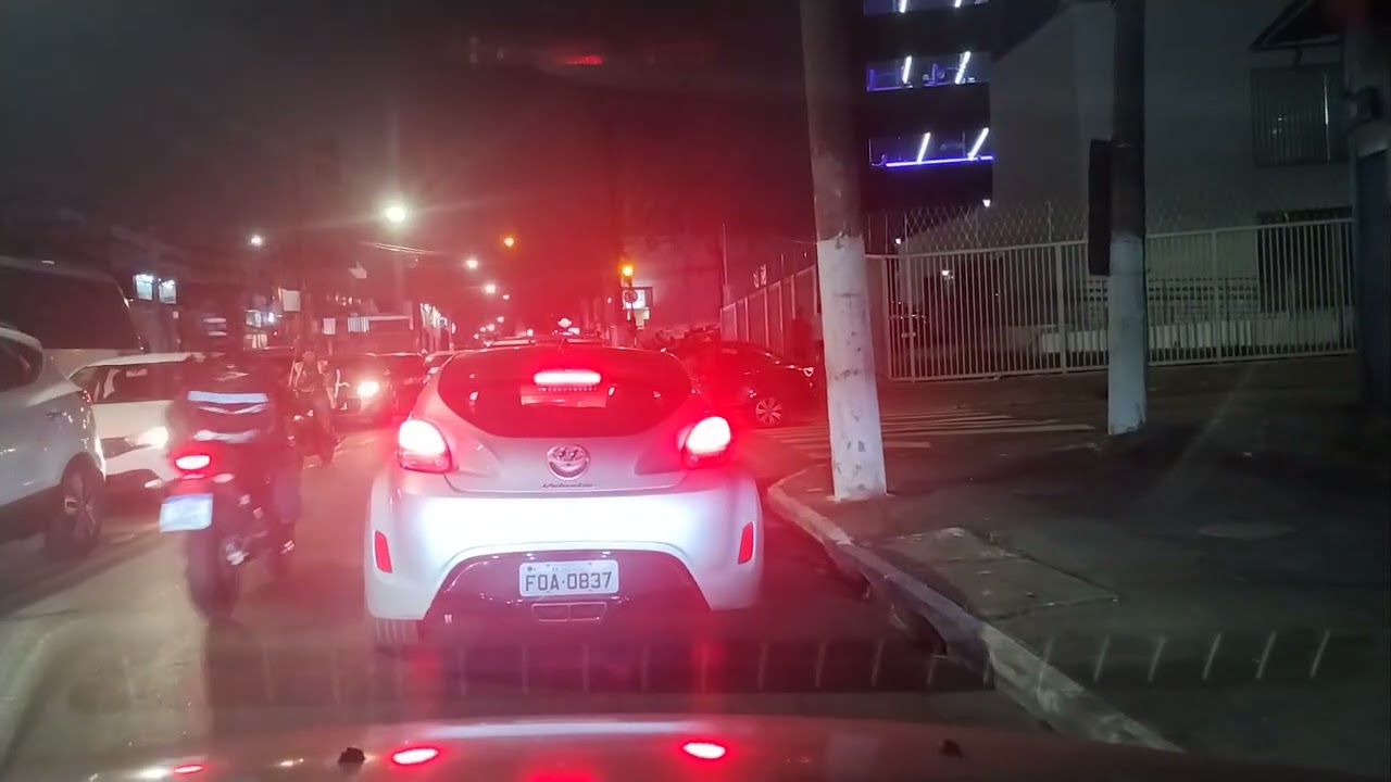 Dirigindo pela zona sul de São Paulo