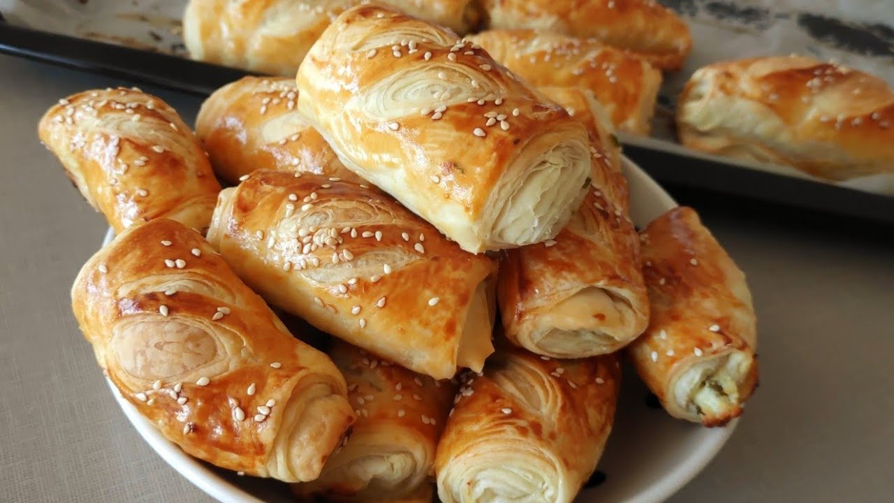 BU KOLAY YÖNTEMİ NEDEN BİLMİYORDUM 💯AZ MALZEME OKLAVASIZ  MİLFÖY GİBİ ❗KAT KAT ÇITIR ÇITIR BÖREK💯