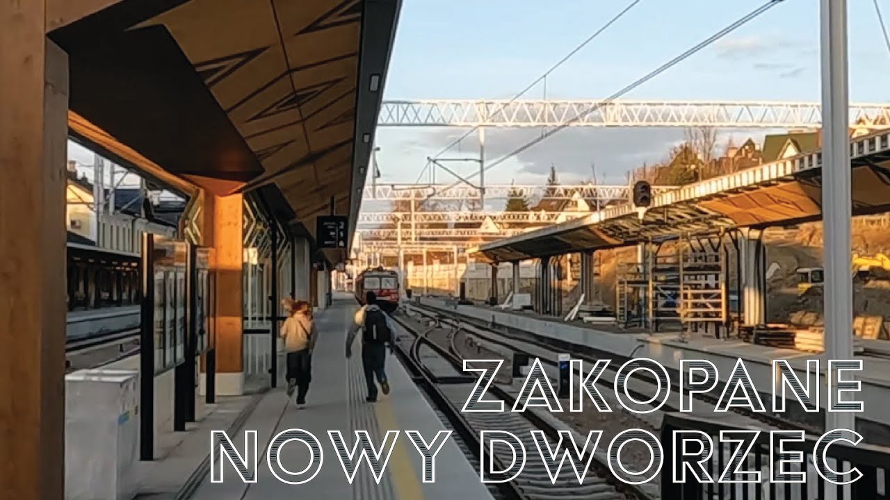 🔴Zakopane, nowy dworzec dzień przed ujawnieniem USTERKI peronu🛑 2024.03.03, ASMR