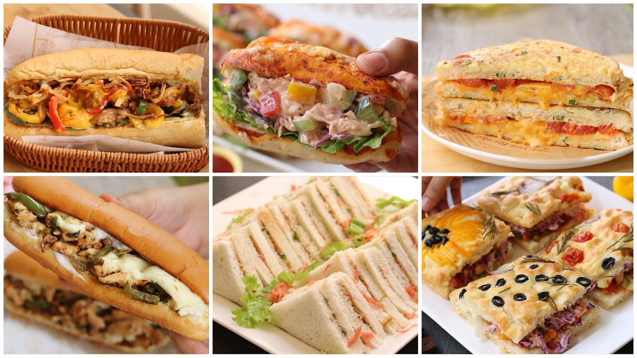 IFTAR SPECIAL 6 NEW SANDWICH RECIPES by (YES I CAN COOK)