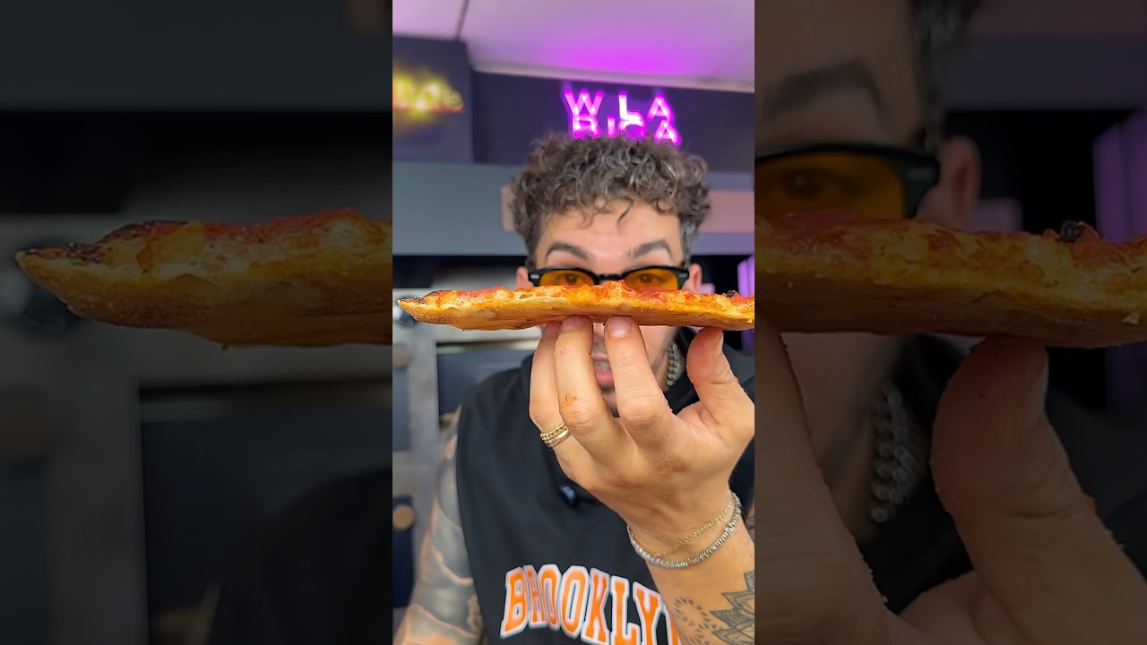 Teglia di #pizza romana fina fina 🤤 te gusta? La regina! #food