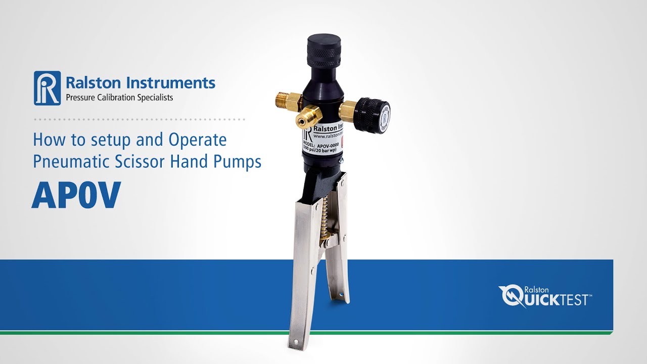 How to Setup and Operate AP0V  | Ralston Instruments
