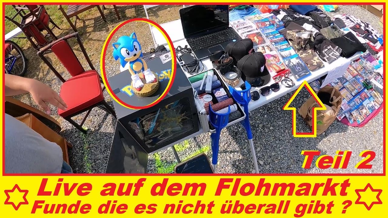 Live auf dem Flohmarkt #08 Videospiele die man nicht immer findet.
