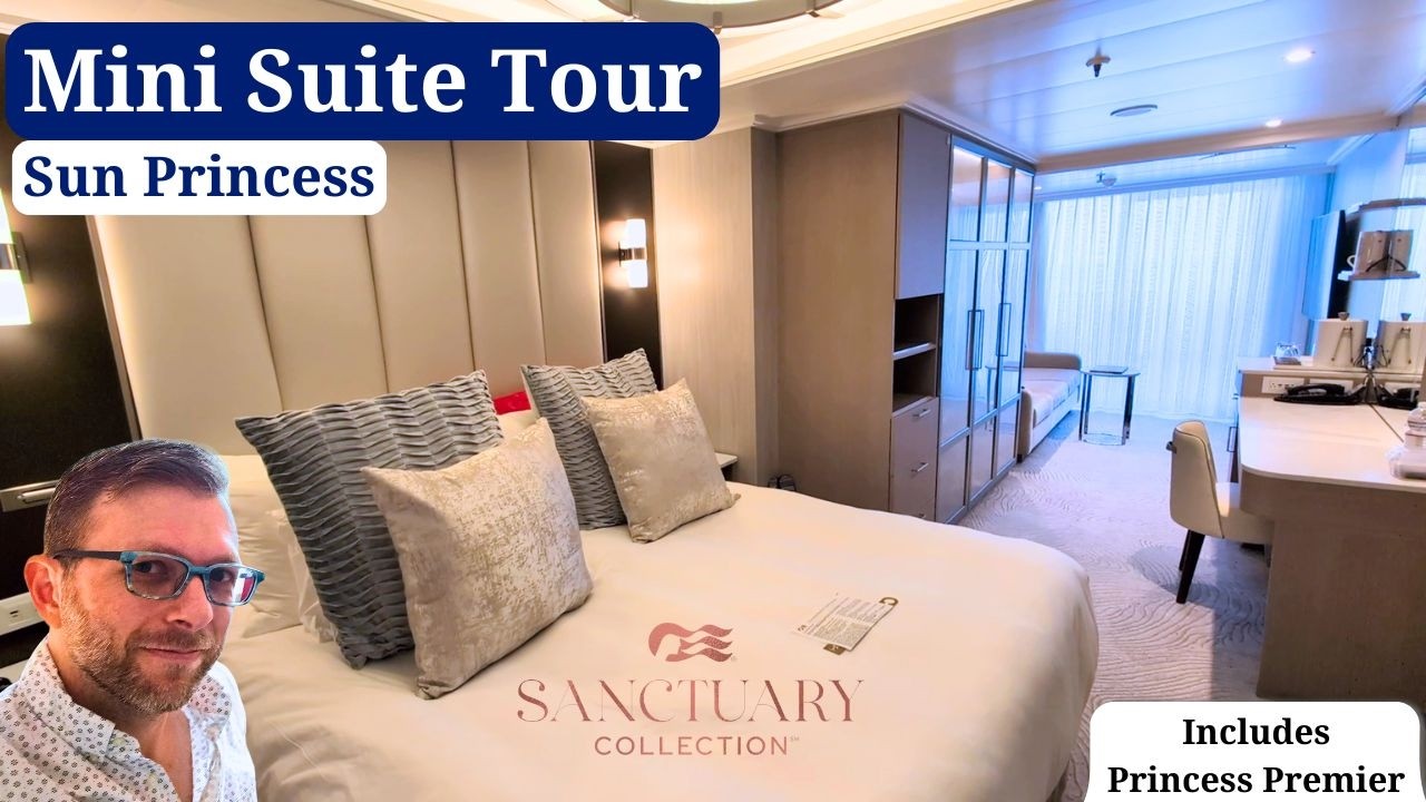 Обзор мини-люкса Sun Princess и коллекции Sanctuary | Экскурсия по каютам круизной линии Princess...
