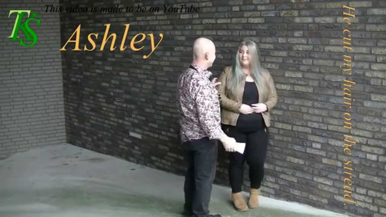 Ashley, he cut my hair on the street!! By T.K.S.