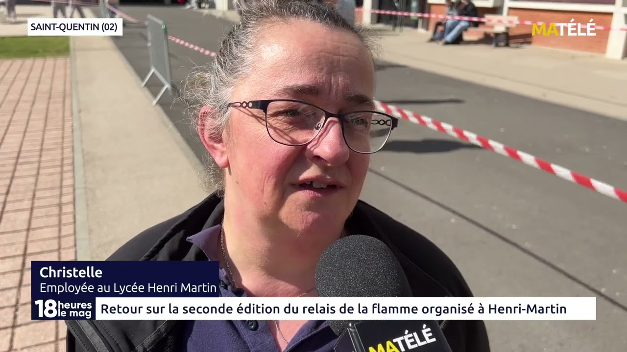 SPORT : Seconde édition de la course du relais de la flamme au Collège et Lycée Henry Martin