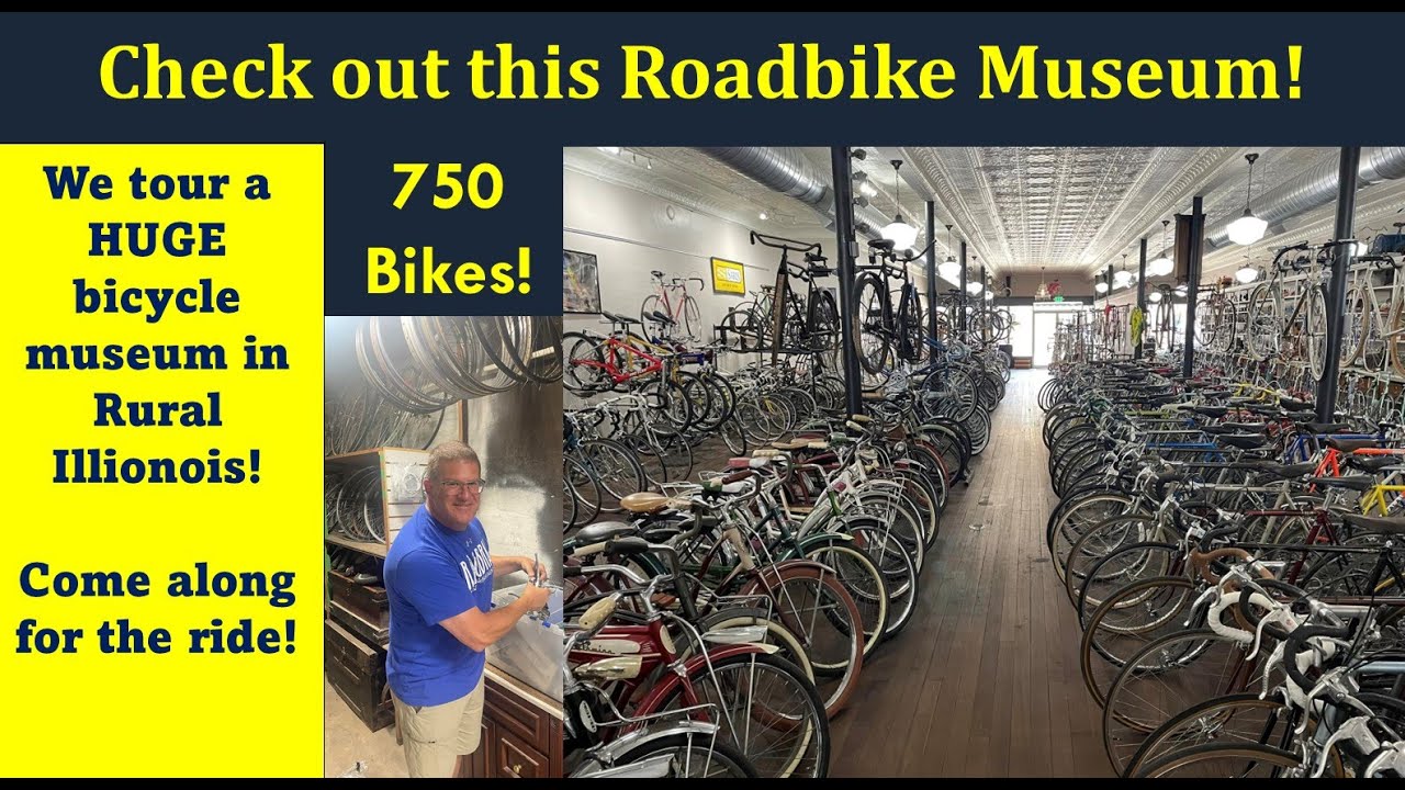 We tour a vintage roadbike Museum 100s of awesome bicycles!