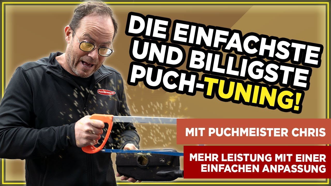 Die einfachste und billigste PUCH MOFA TUNING f&uuml;r mehr Leistung! | Puchshop.de