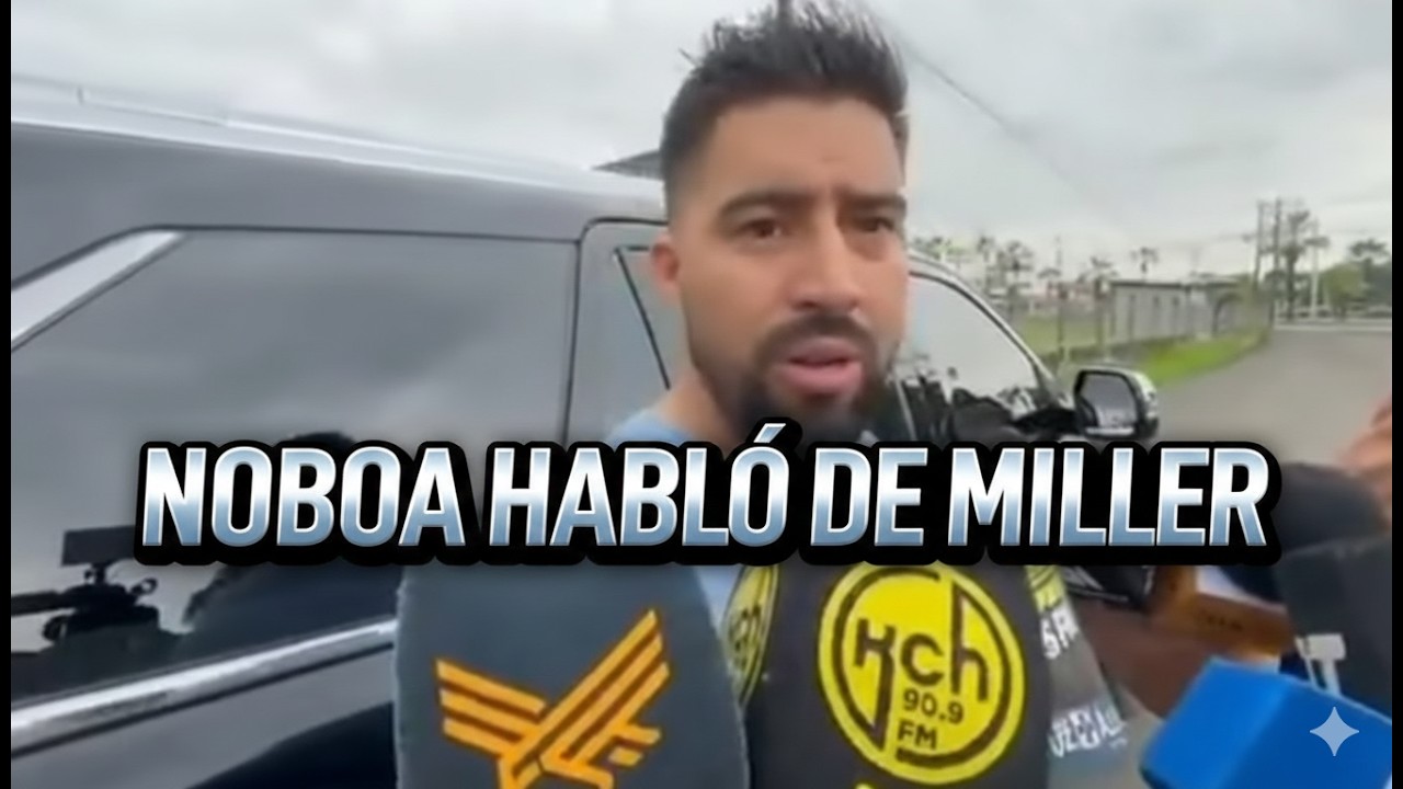 CRISTHIAN NOBOA DESCARGÓ EL PORQUE NO SE CONCRETA LO DE MILLER BOLAÑOS