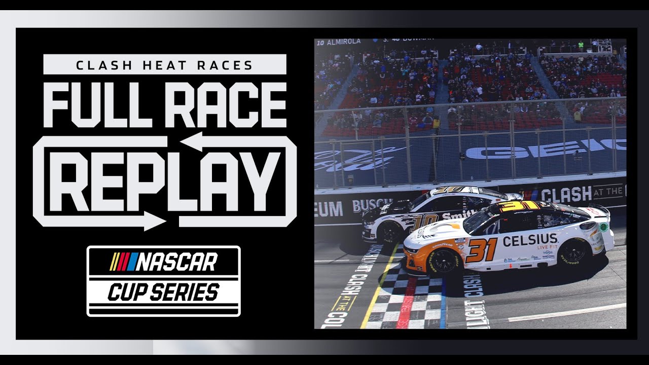 Full Heat Races: Busch Light Clash at the LA Coliseum | NASCAR Cup Series Full Race Replay