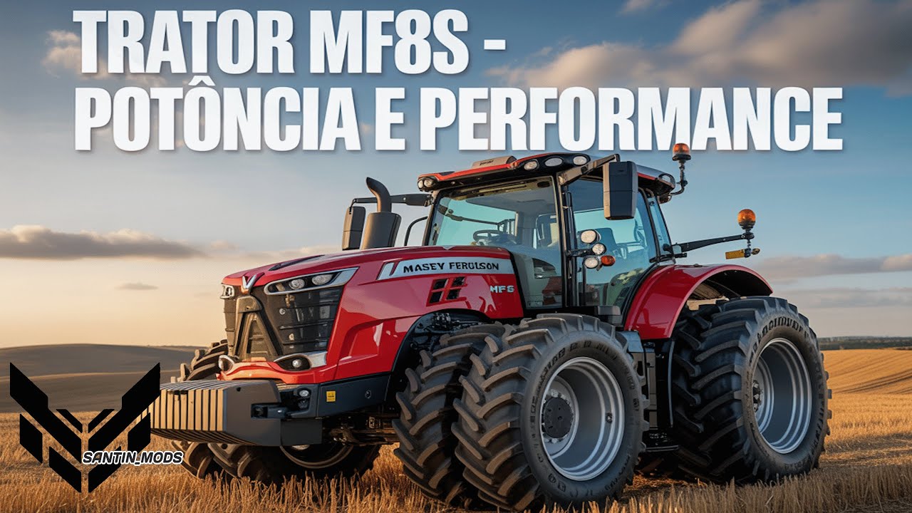 Massey-Ferguson 8S ! Novo mod personalizado !