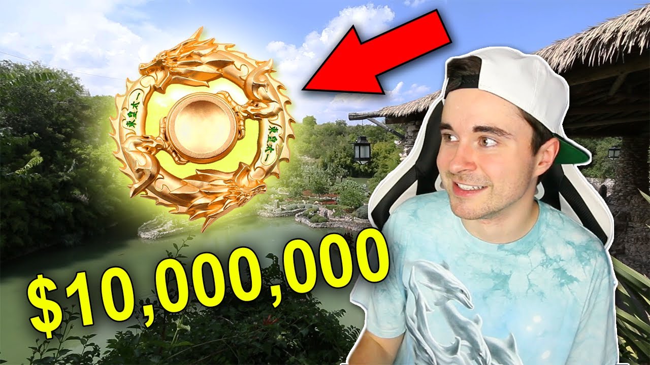 THE MOST EXPENSIVE FIDGET SPINNER EVER MADE (SOLID GOLD AND DIAMOND) AND THE QUEST TO FIND IT!!!