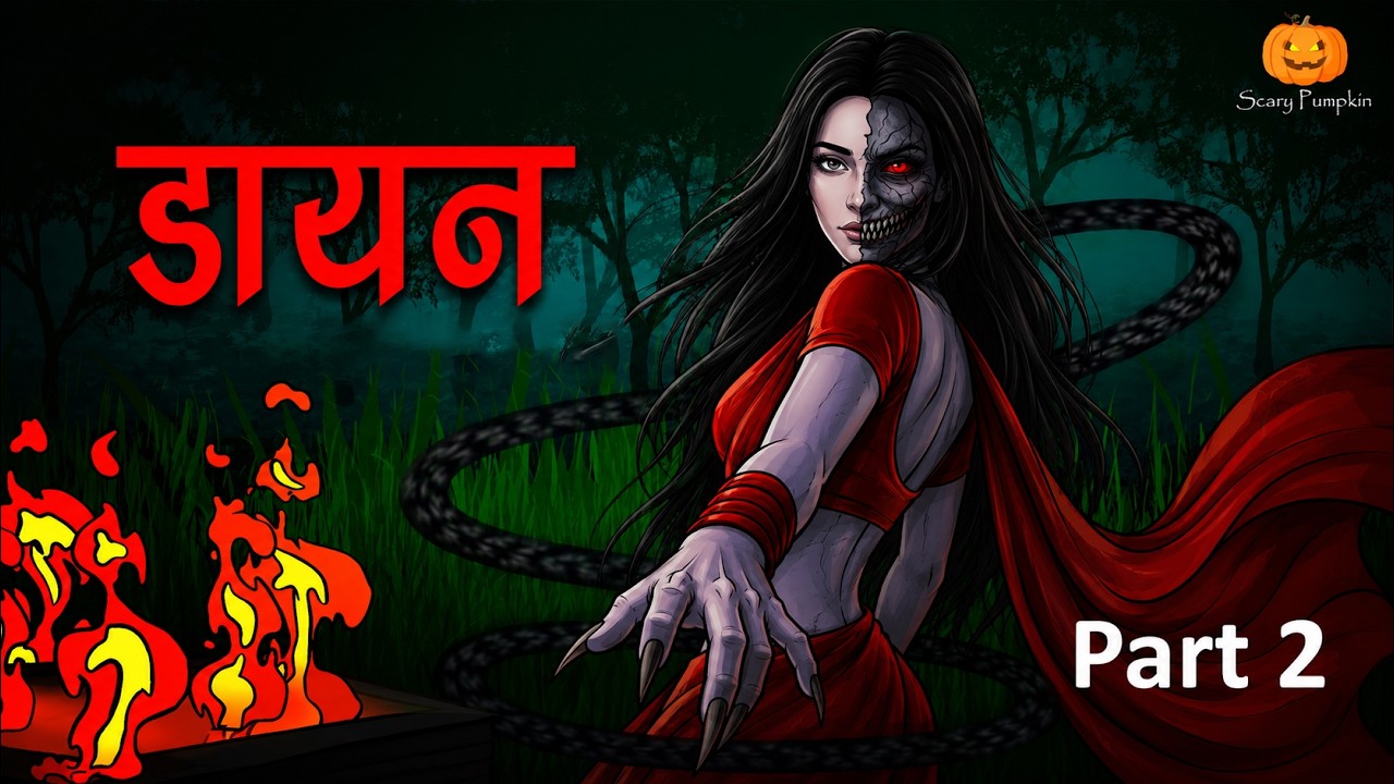 Dayan Horror Story  Part 2 | डायन भाग 2 | Hindi Horror Stories | Scary Pumpkin | Animated
