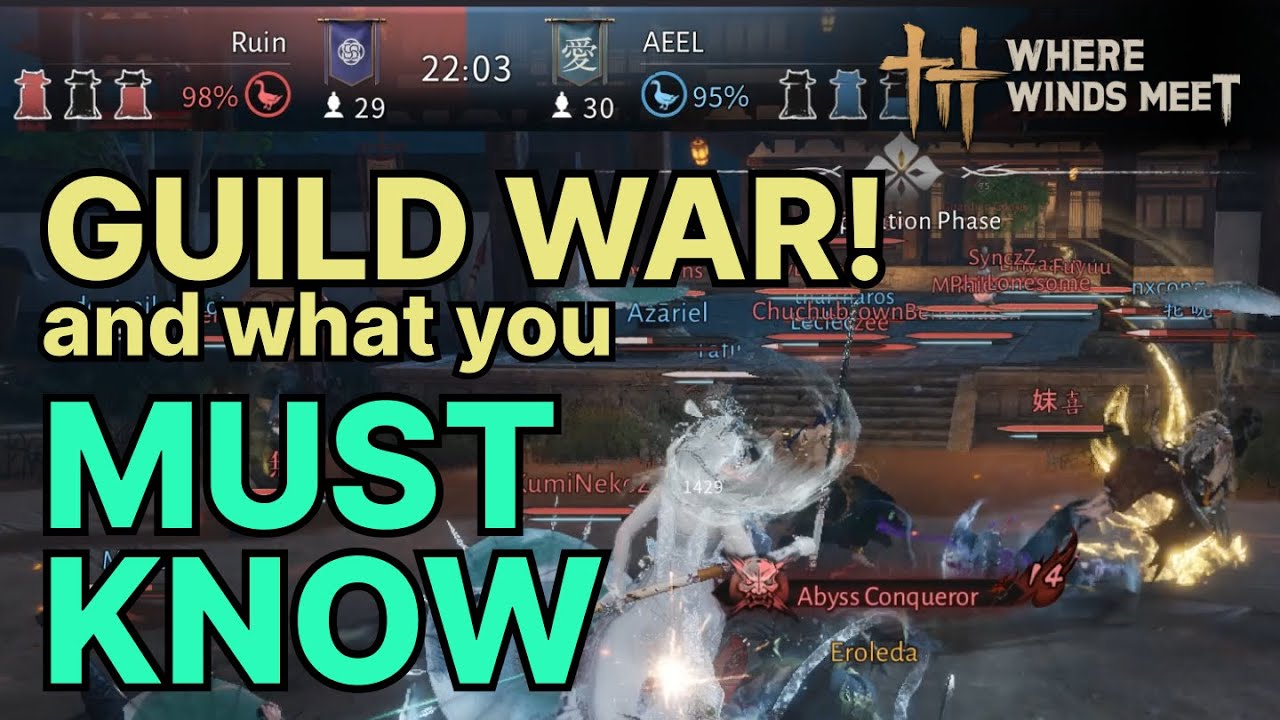 Th&ocirc;ng tin chi tiết v&agrave; B&iacute; k&iacute;p chiến thắng Guild War - WWM - #wherewindsmeet  #wwmcies3  #leopio
