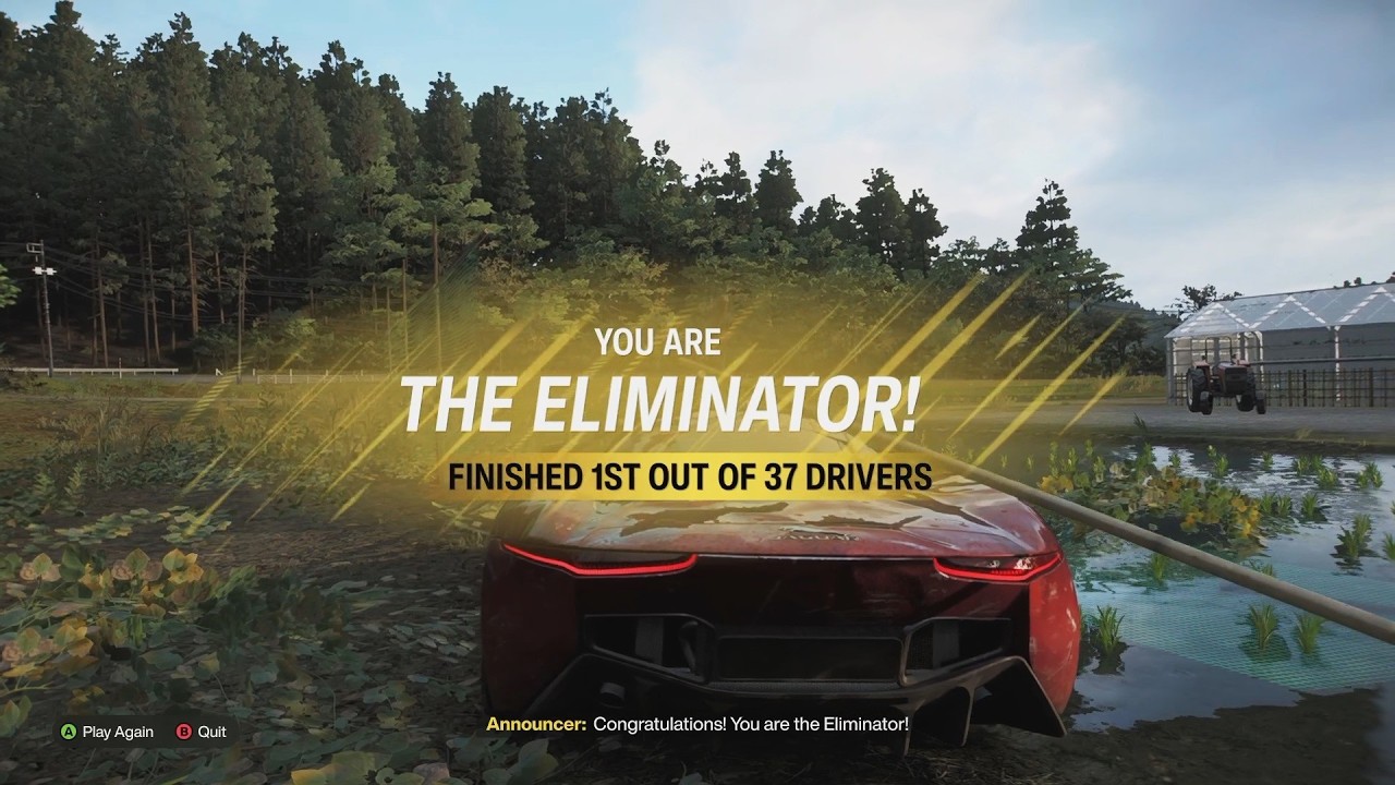 ВПЕРЁД!! - ПЕРВАЯ ПОБЕДА В FORZA HORIZON 6 ELIMINATOR