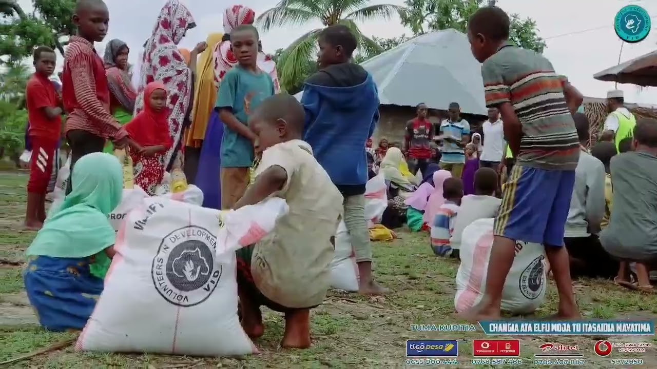 Iftar Program. Distribution of Iftar Packages in Micheweni, Pemba March 2024