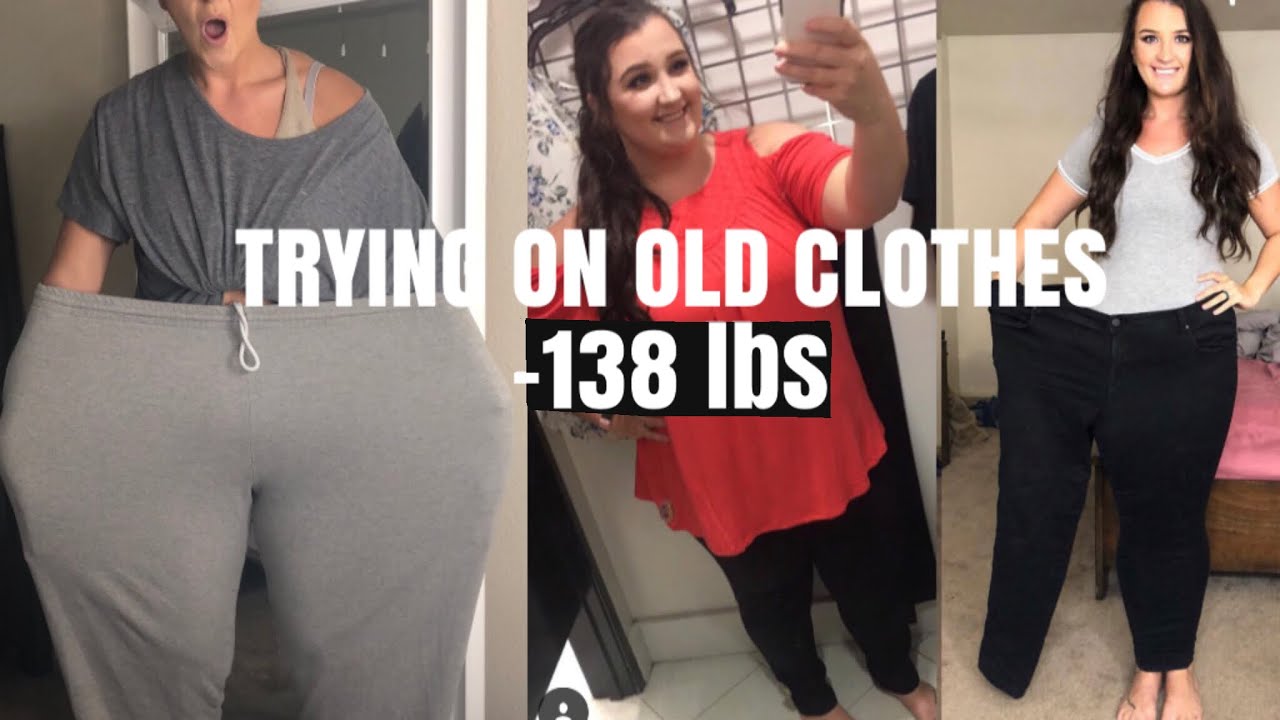 Trying On My Old Clothes -138 lb Weight Loss!