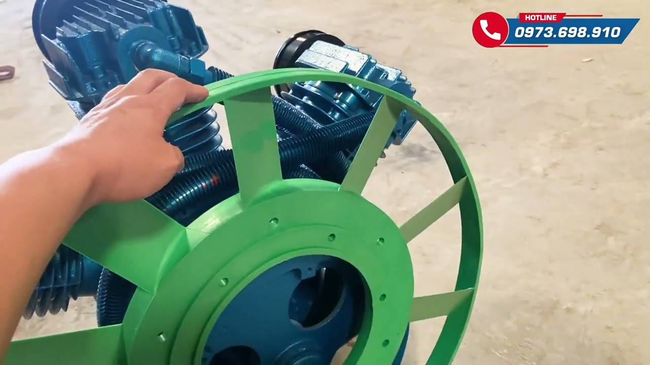 Review Đầu máy nén khí 15hp 12.5kg Lucky 30100
