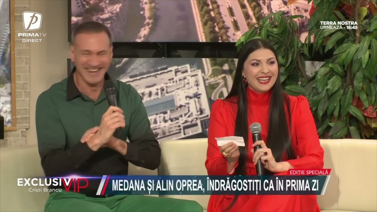Medana și Alin Oprea, viața ca într-un roman de dragoste
