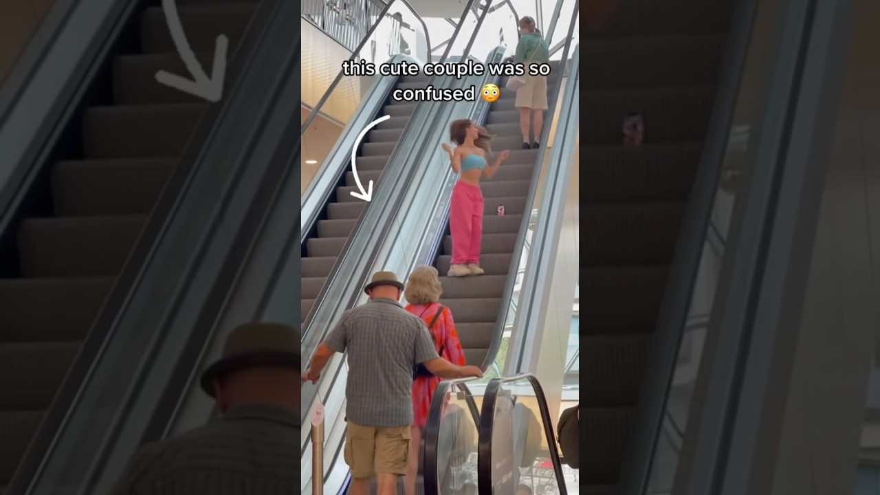 Dancing in public on the escalator in Germany 🇩🇪 | Andra Gogan