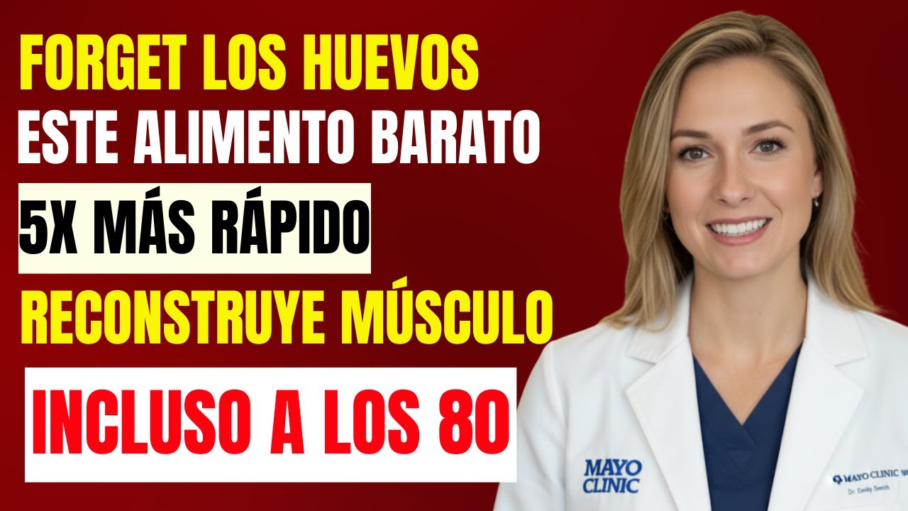 Olvida los huevos después de los 60: este alimento barato reconstruye músculo 5 veces más rápido