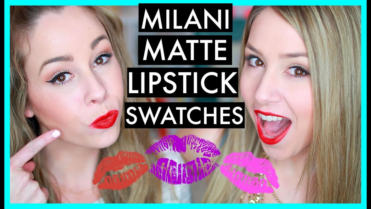 Lip Swatches & Review | NEW Milani MATTE Lipsticks