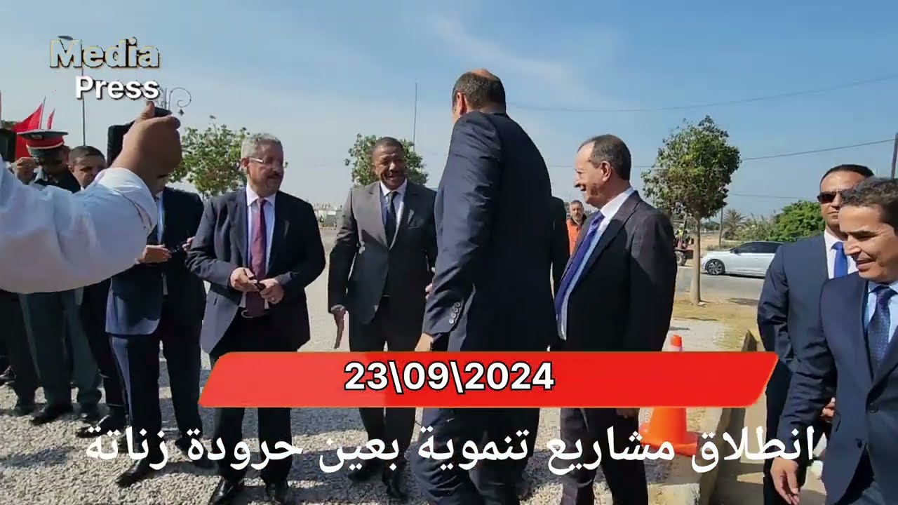 انطلاق مشاريع تنموية بعين حرودة زناتة بحضور عامل عمالة المحمدية و رئيس جماعة عين حرودة