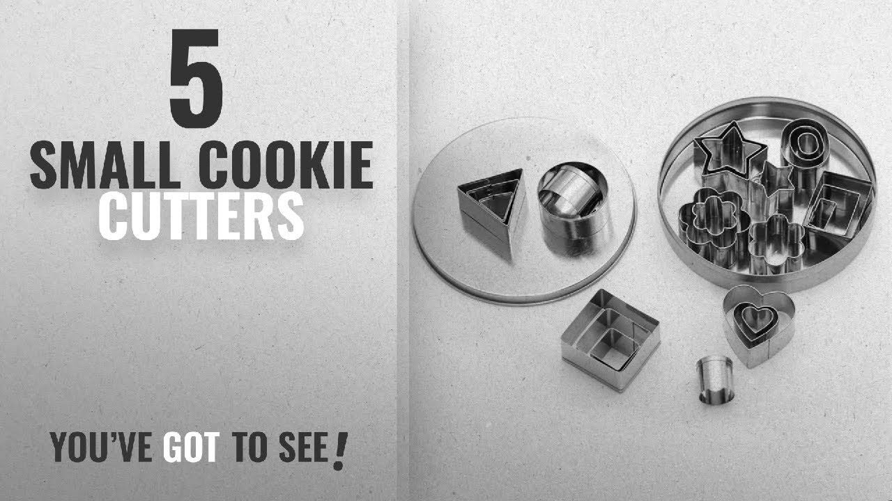 Best Small Cookie Cutters [2018]: Ertek Biscuit Cookie Cutters Set- 24 Pieces Small Assorted size