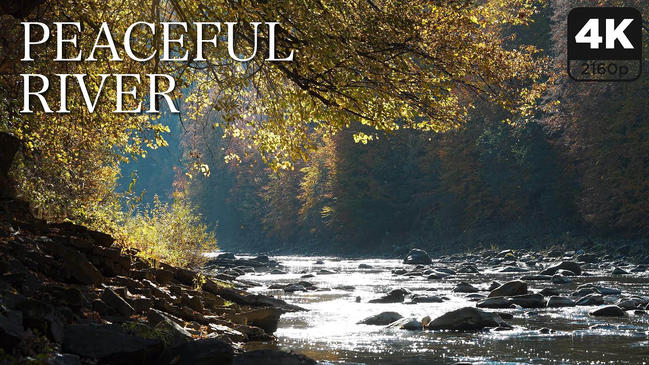 Peaceful Mountain River | 5h Relaxing Nature Ambience for Sleep & Stress Relief [4K]