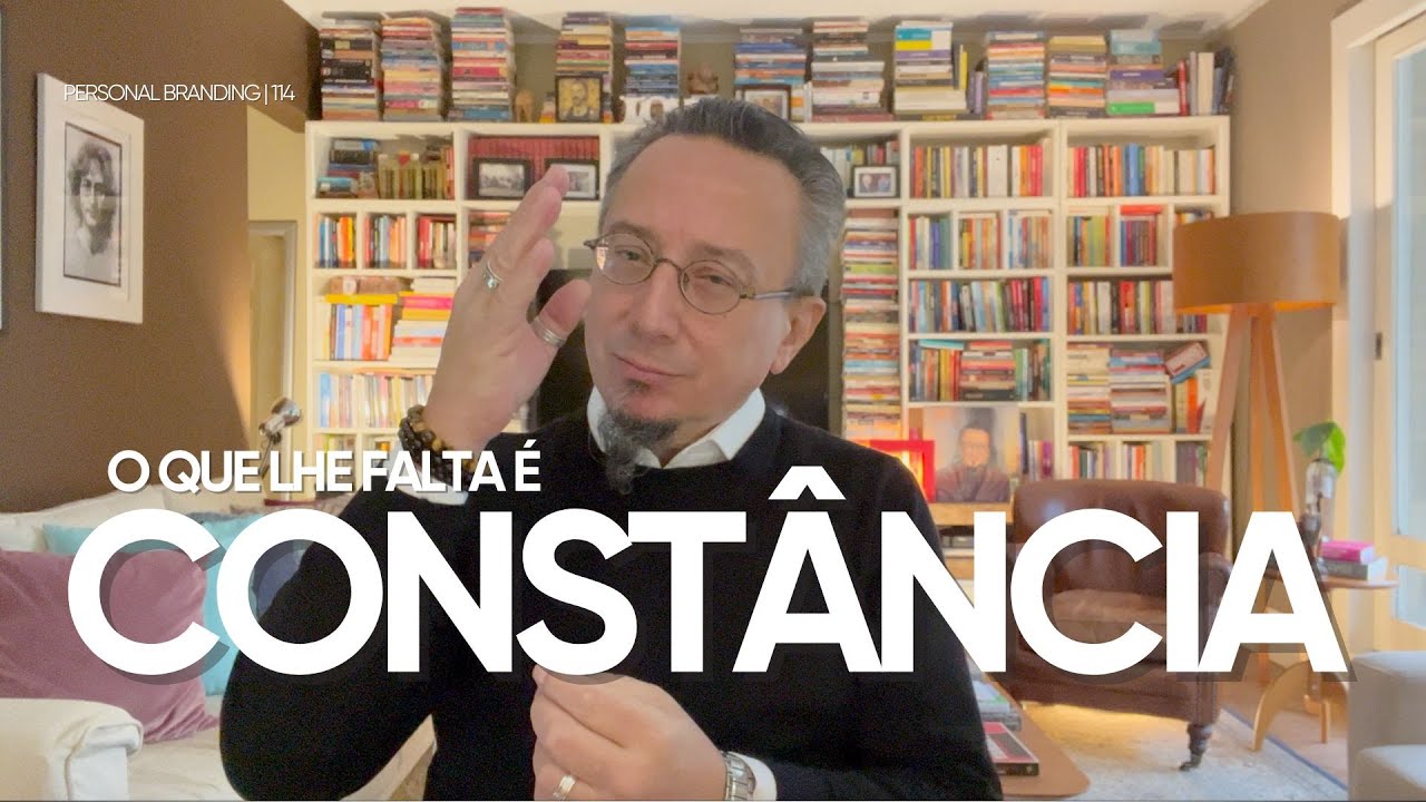 O QUE LHE FALTA É CONSTÂNCIA | Arthur Bender | Personal Branding
