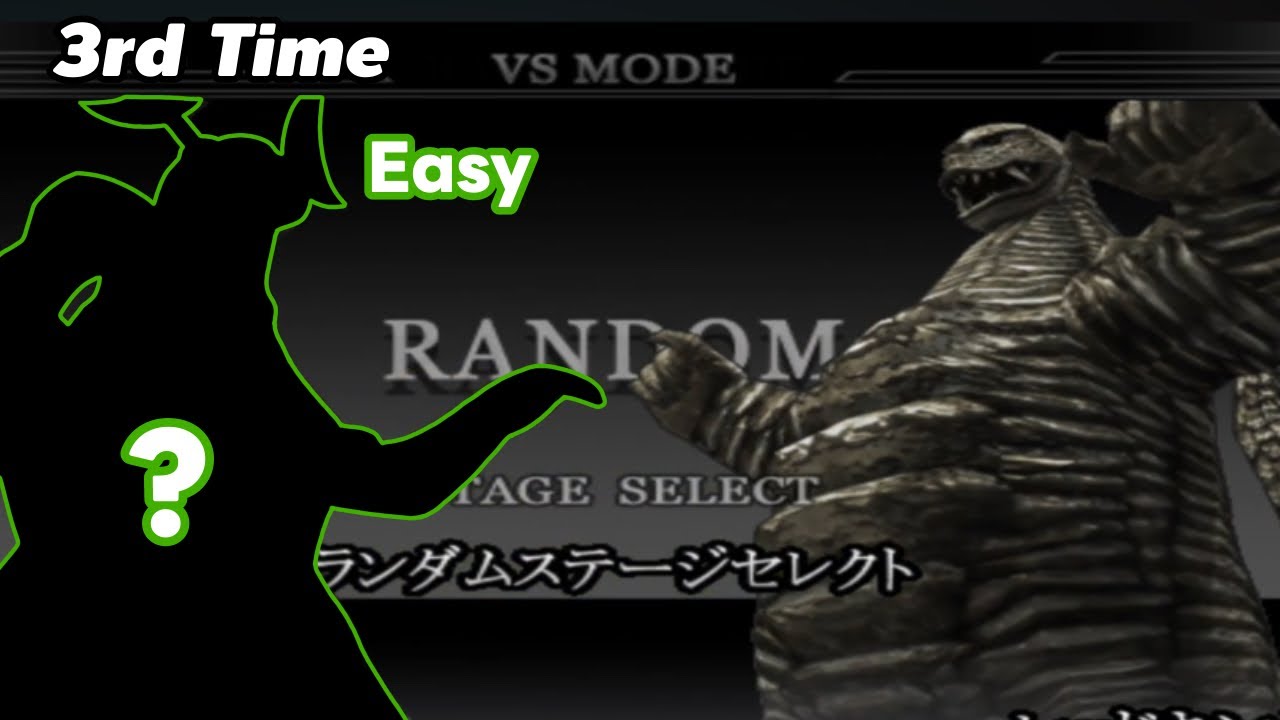 [3rd] Random VS Redking - Random Mode (Easy) - Ultraman Fighting Evolution Rebirth