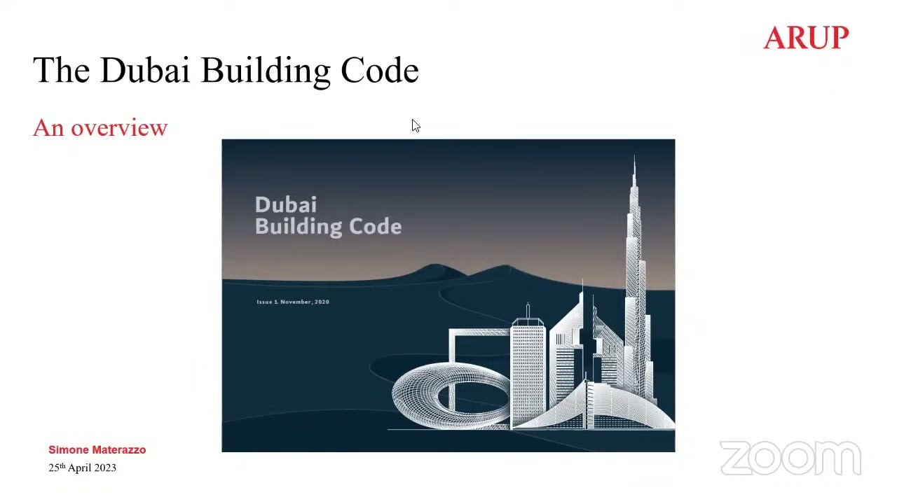 April 2023 CPD: The Dubai Building Code
