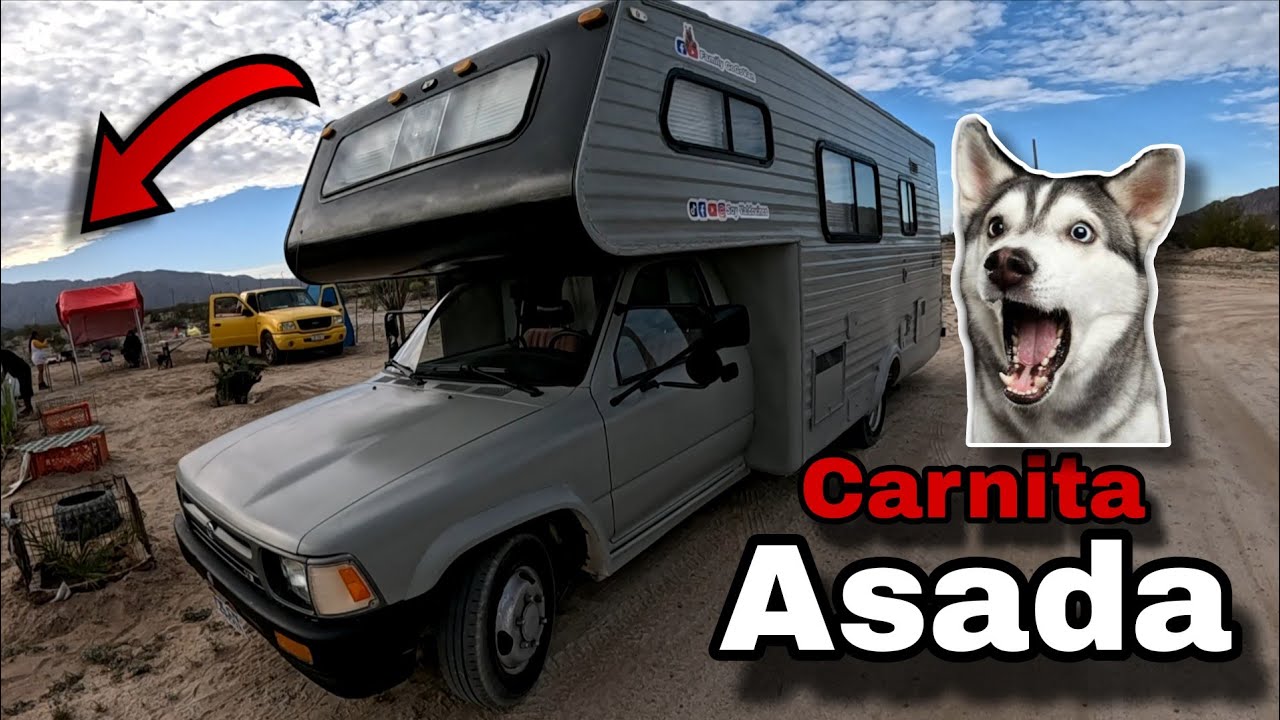 🏕️Así va quedando la Toyota MotorHome Daytona⚠️🚫Carnita Asada con mi Familia 🙂 BUTI 😁