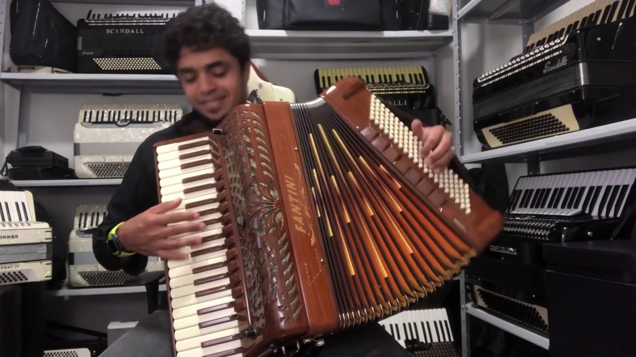 Acordeon Fantini Dupla Resson&acirc;ncia