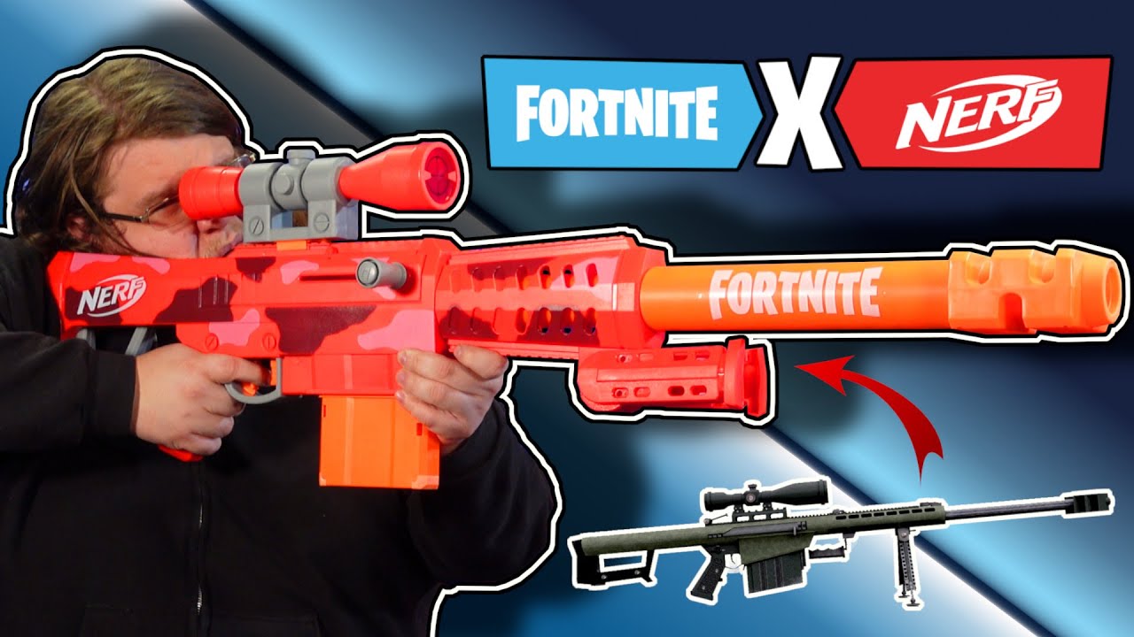 So NERF made a .50 CAL Barrett M82 Sniper Rifle...