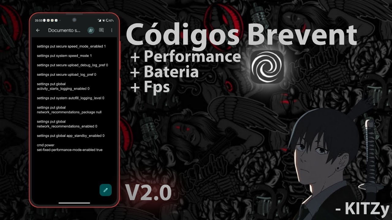 CÓDIGOS PARA PERFORMANCE BREVENT V2.0 | Desativar logs, anúncios, e fixar performance ❤️‍🔥😼