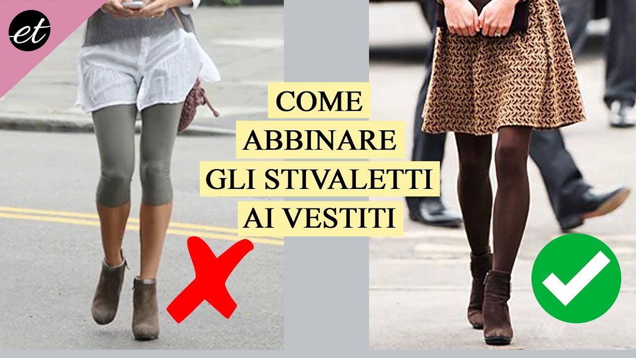 Come abbinare gli STIVALI TRONCHETTI ai vestiti questa stagione